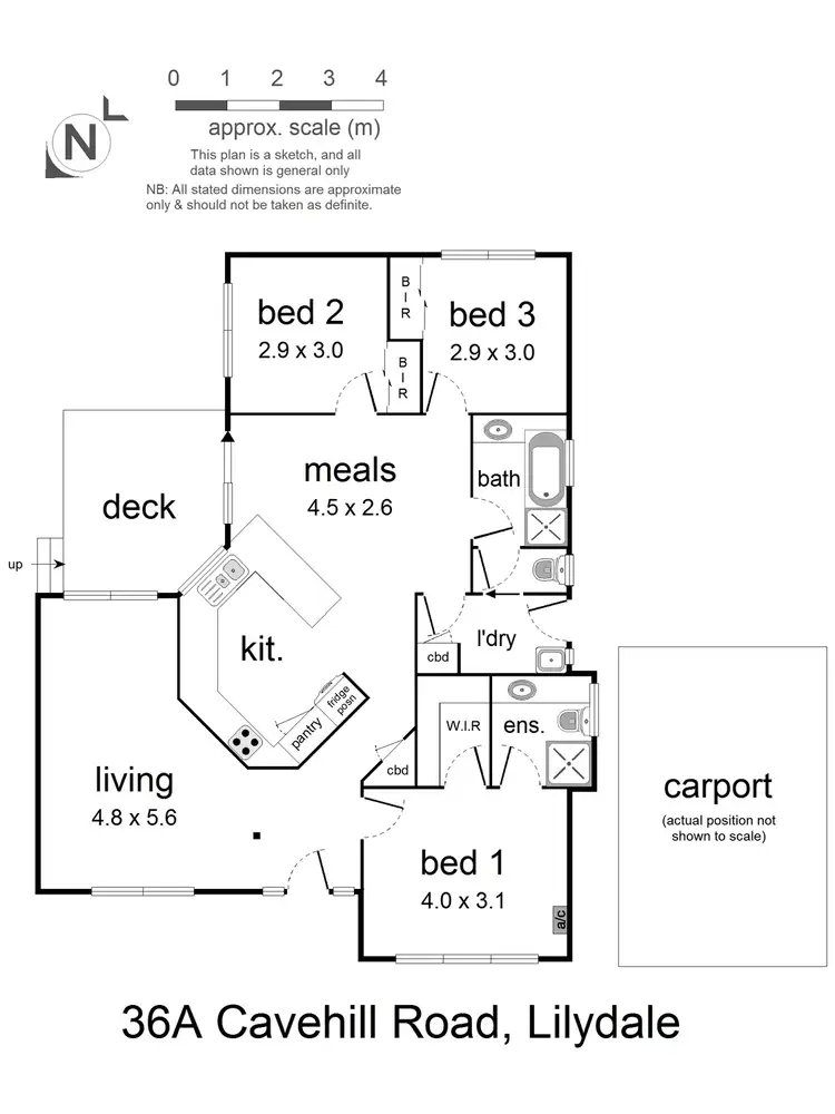 Floorplan of Homely house listing, 36a Cave Hill Road, Lilydale VIC 3140