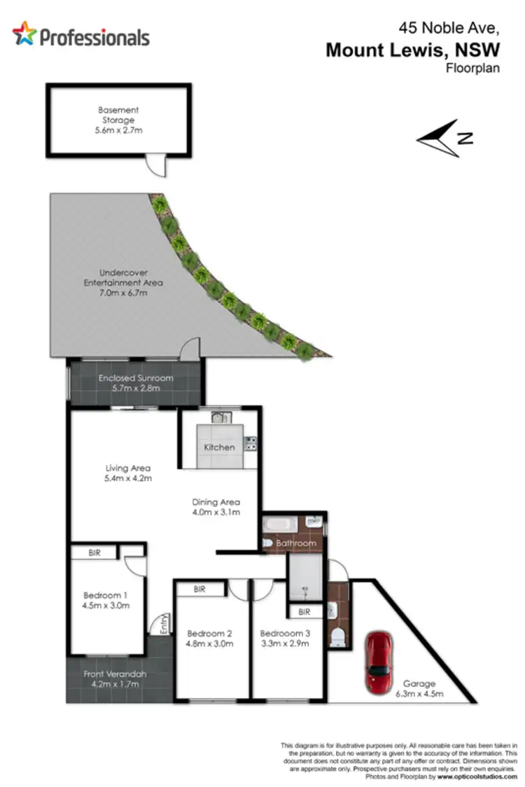 Floorplan of Homely house listing, 45 Noble Avenue, Mount Lewis NSW 2190
