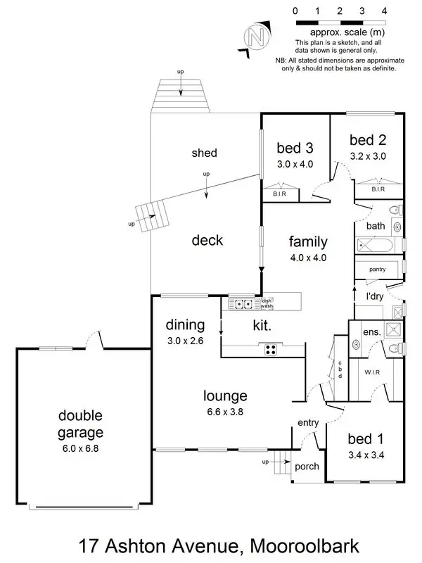 Floorplan of Homely house listing, 17 Ashton Avenue, Mooroolbark VIC 3138