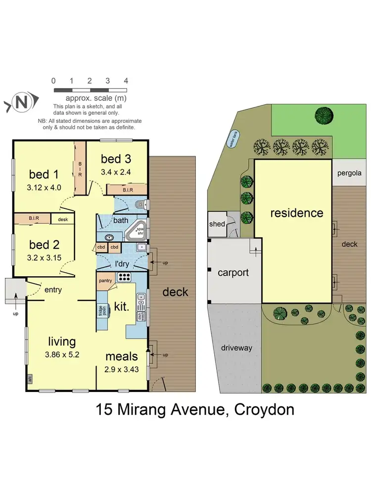 Floorplan of Homely house listing, 15 Mirang Avenue, Croydon VIC 3136