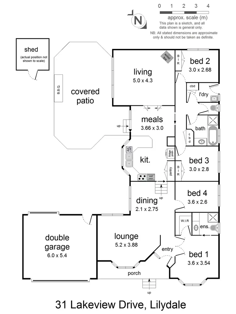 Floorplan of Homely house listing, 31 Lakeview Drive, Lilydale VIC 3140