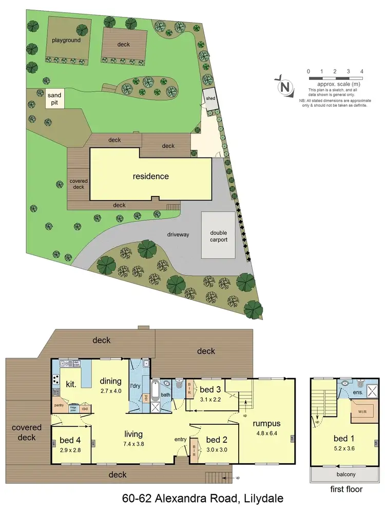Floorplan of Homely house listing, 60-62 Alexandra Road, Lilydale VIC 3140