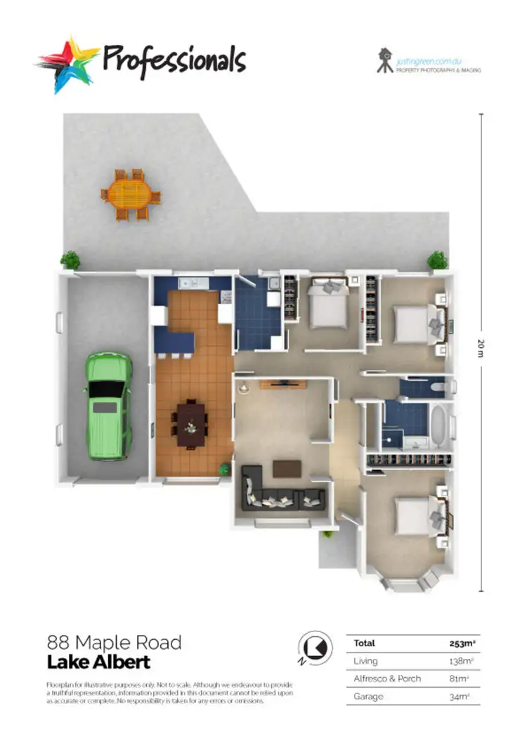 Floorplan of Homely house listing, 88 Maple Road, Wagga Wagga NSW 2650