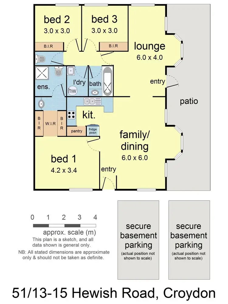 Floorplan of Homely apartment listing, 51/13-15 Hewish Road, Croydon VIC 3136