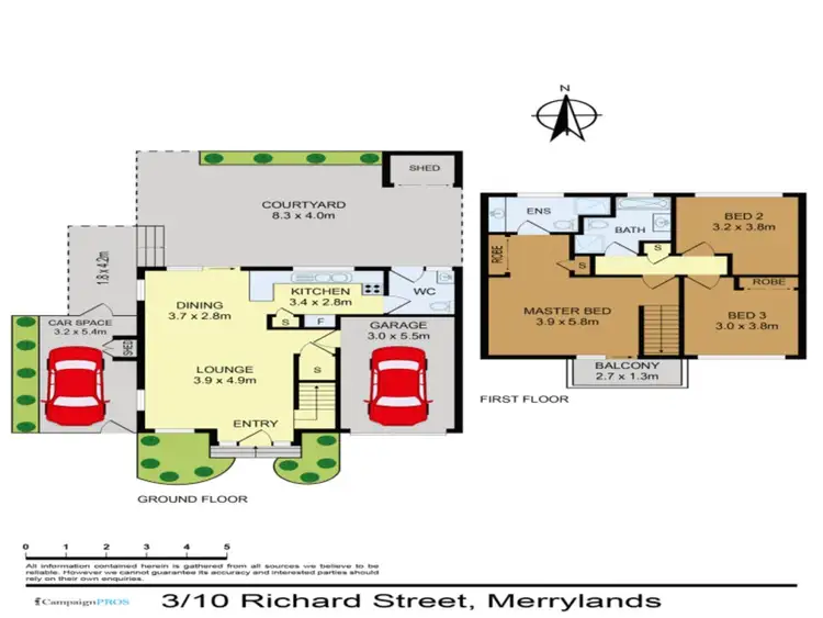 Floorplan of Homely townhouse listing, 3/10-12 Rickard Street, Merrylands NSW 2160
