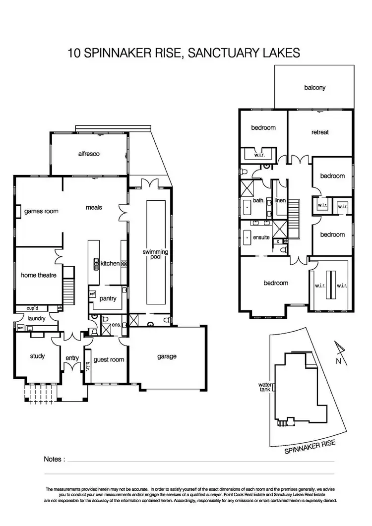 Floorplan of Homely house listing, 10 Spinnaker Rise, Sanctuary Lakes VIC 3030