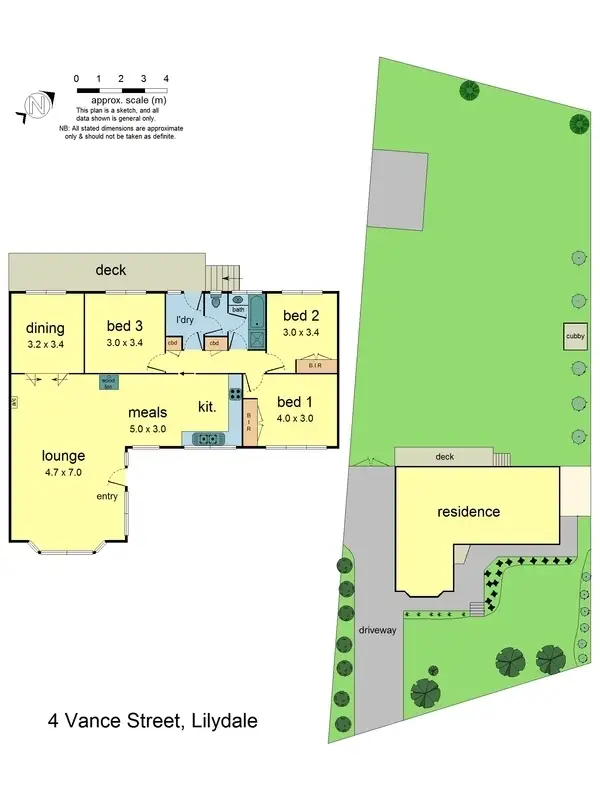 Floorplan of Homely house listing, 4 Vance Street, Lilydale VIC 3140
