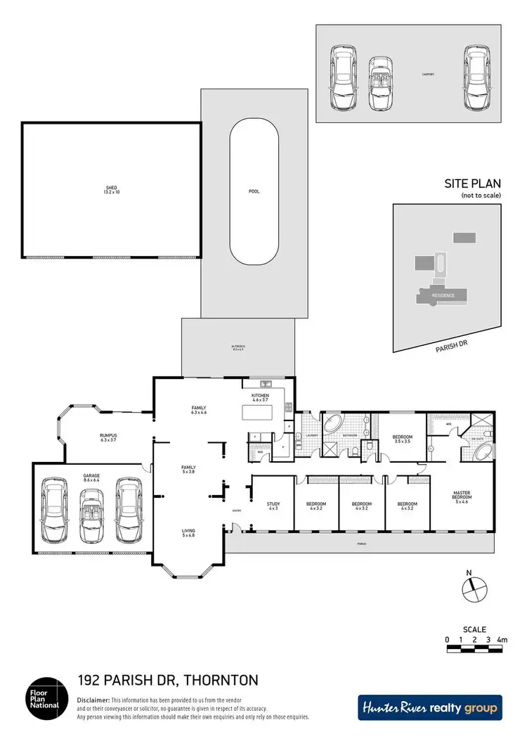 Floorplan of Homely house listing, 192 Parish Drive, Thornton NSW 2322