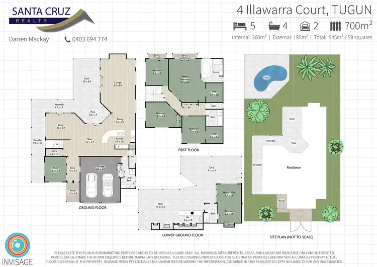 Floorplan of Homely house listing, 4 Illawarra Court, Tugun QLD 4224