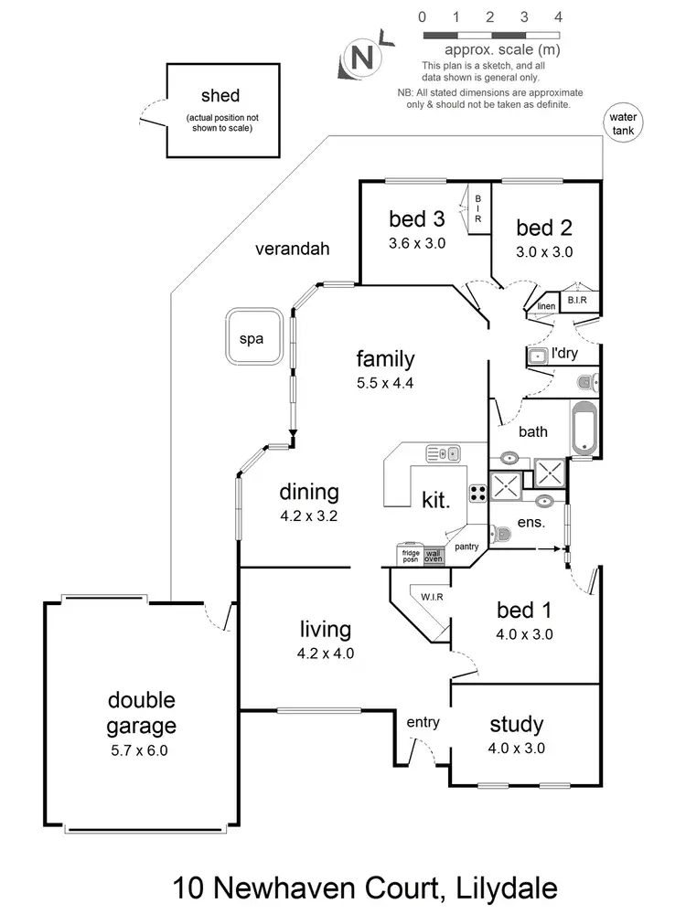 Floorplan of Homely house listing, 10 Newhaven Court, Lilydale VIC 3140