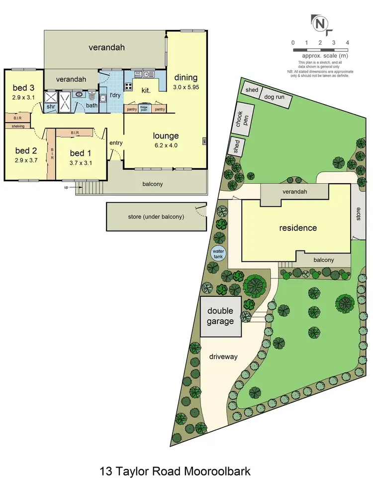 Floorplan of Homely house listing, 13 Taylor Road, Mooroolbark VIC 3138