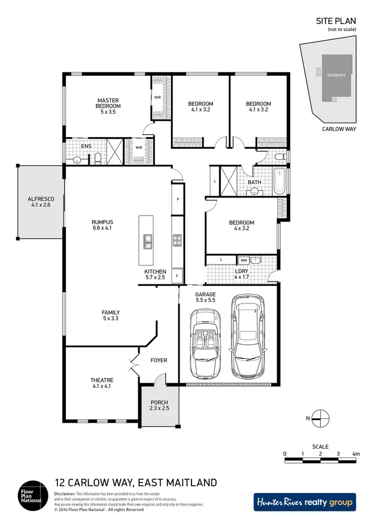 Floorplan of Homely house listing, 12 Carlow Way, East Maitland NSW 2323