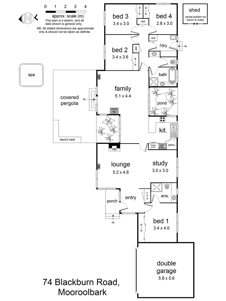 Floorplan of Homely house listing, 74 Blackburn Road, Mooroolbark VIC 3138