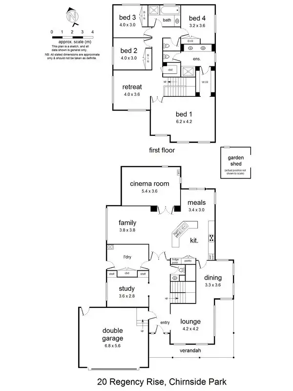 Floorplan of Homely house listing, 20 Regency Rise, Chirnside Park VIC 3116