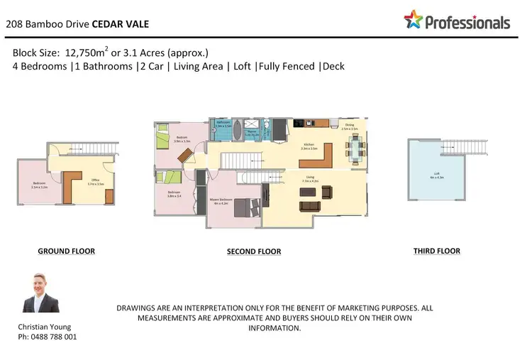 Floorplan of Homely house listing, 208-216 Bamboo Drive, Cedar Vale QLD 4285