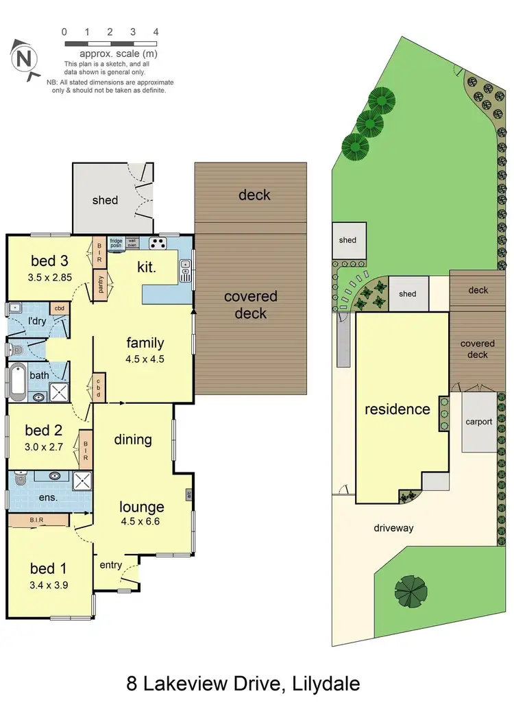 Floorplan of Homely house listing, 8 Lakeview Drive, Lilydale VIC 3140
