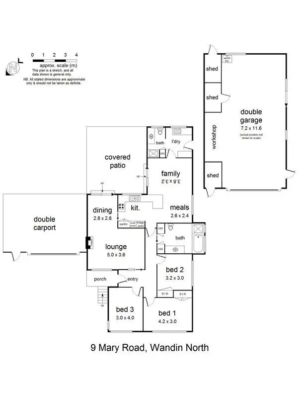 Floorplan of Homely house listing, 9 Mary Road, Wandin North VIC 3139