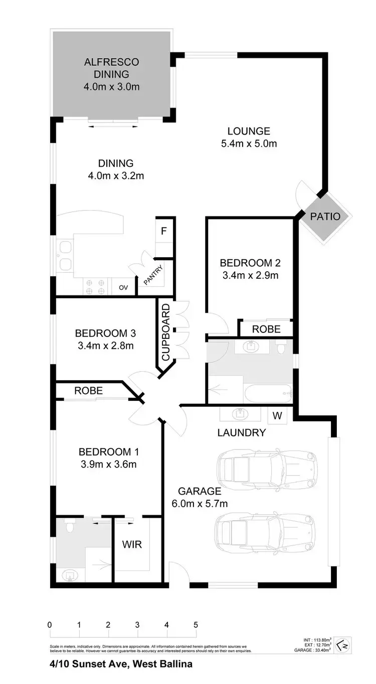 Floorplan of Homely villa listing, 4/10 Sunset Avenue, West Ballina NSW 2478