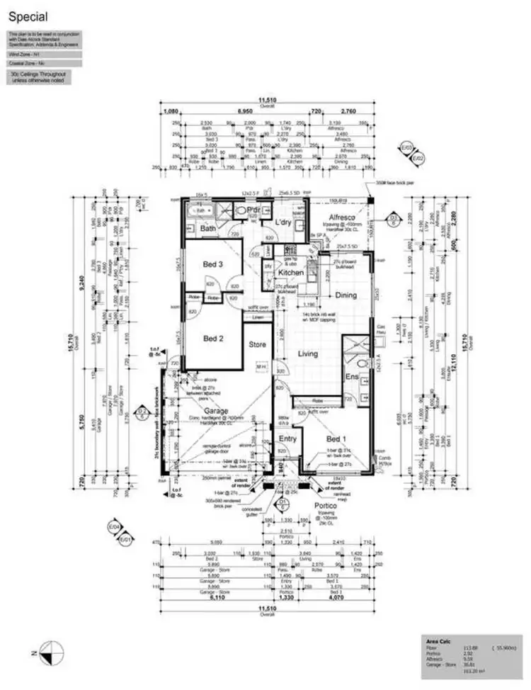 Floorplan of Homely unit listing, 136A Walderton Avenue, Balga WA 6061