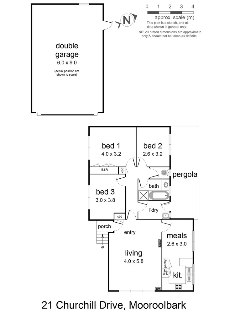 Floorplan of Homely house listing, 21 Churchill Drive, Mooroolbark VIC 3138