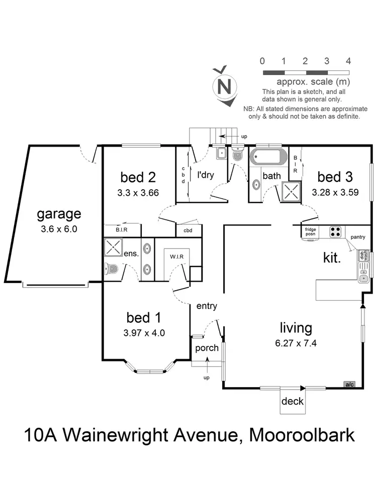 Floorplan of Homely unit listing, 10a Wainewright Avenue, Mooroolbark VIC 3138