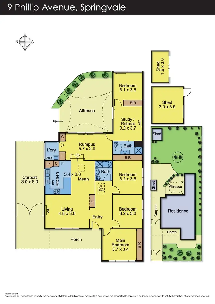 Floorplan of Homely house listing, 9 Phillip Avenue, Springvale VIC 3171