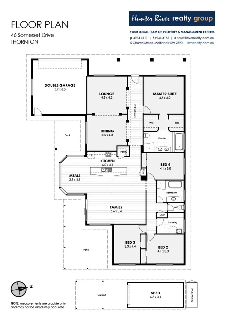 Floorplan of Homely house listing, 46 Somerset Drive, Thornton NSW 2322