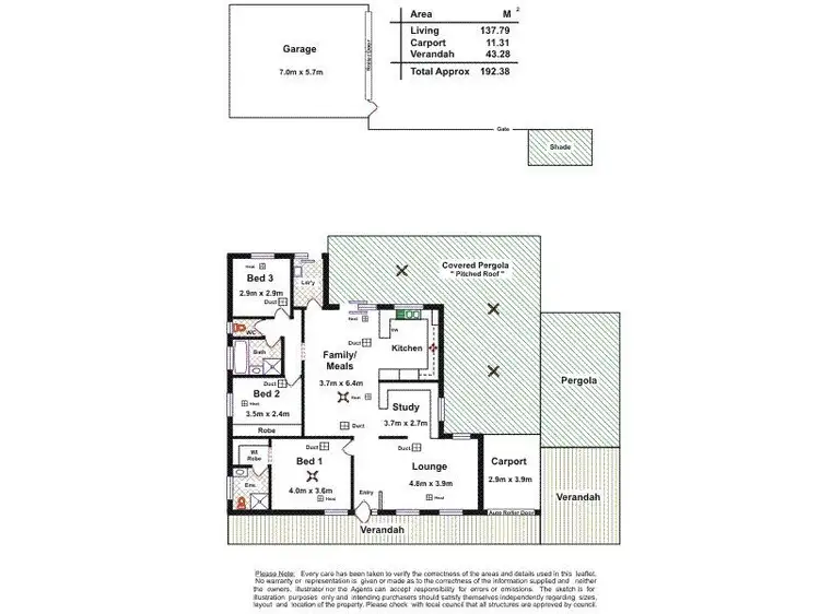 Floorplan of Homely house listing, 15 Cherrytree Crescent, Blakeview SA 5114