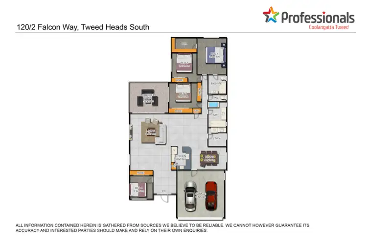 Floorplan of Homely house listing, 120/2 Falcon Way, Tweed Heads South NSW 2486