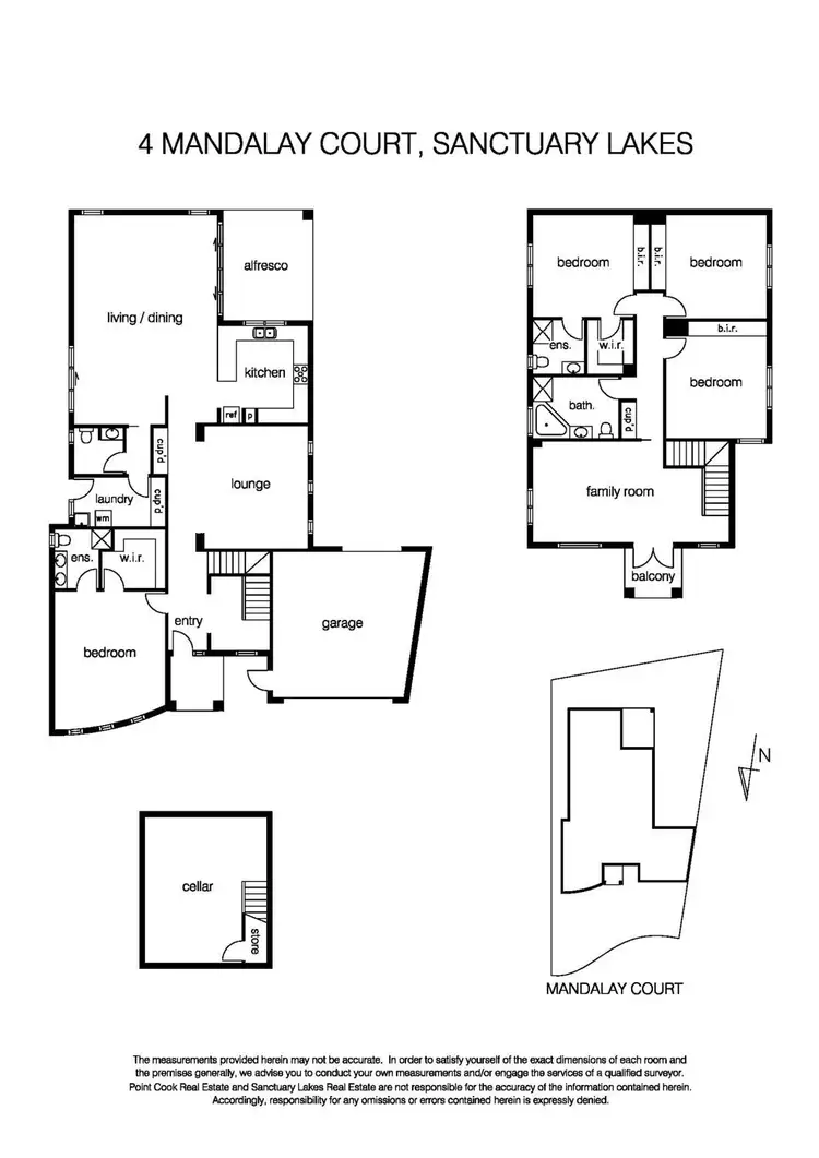 Floorplan of Homely house listing, 4 Mandalay Court, Sanctuary Lakes VIC 3030