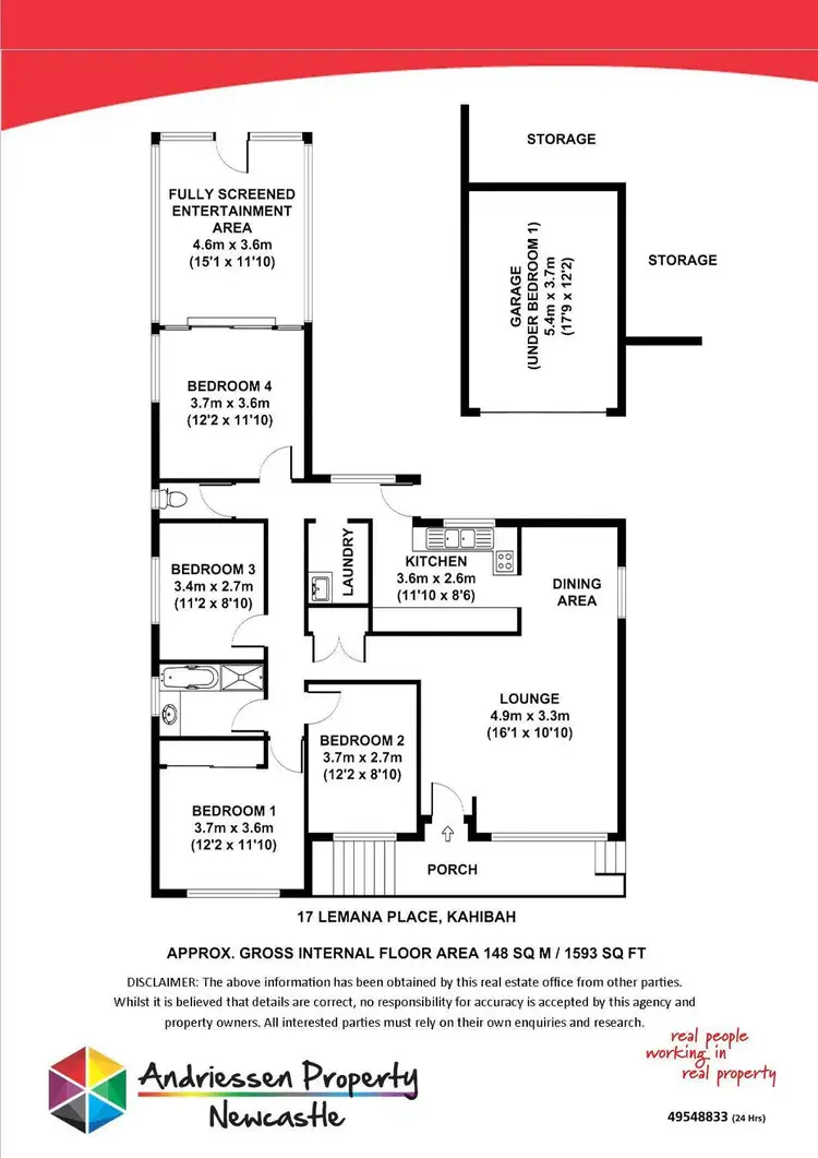Floorplan of Homely house listing, Address available on request
