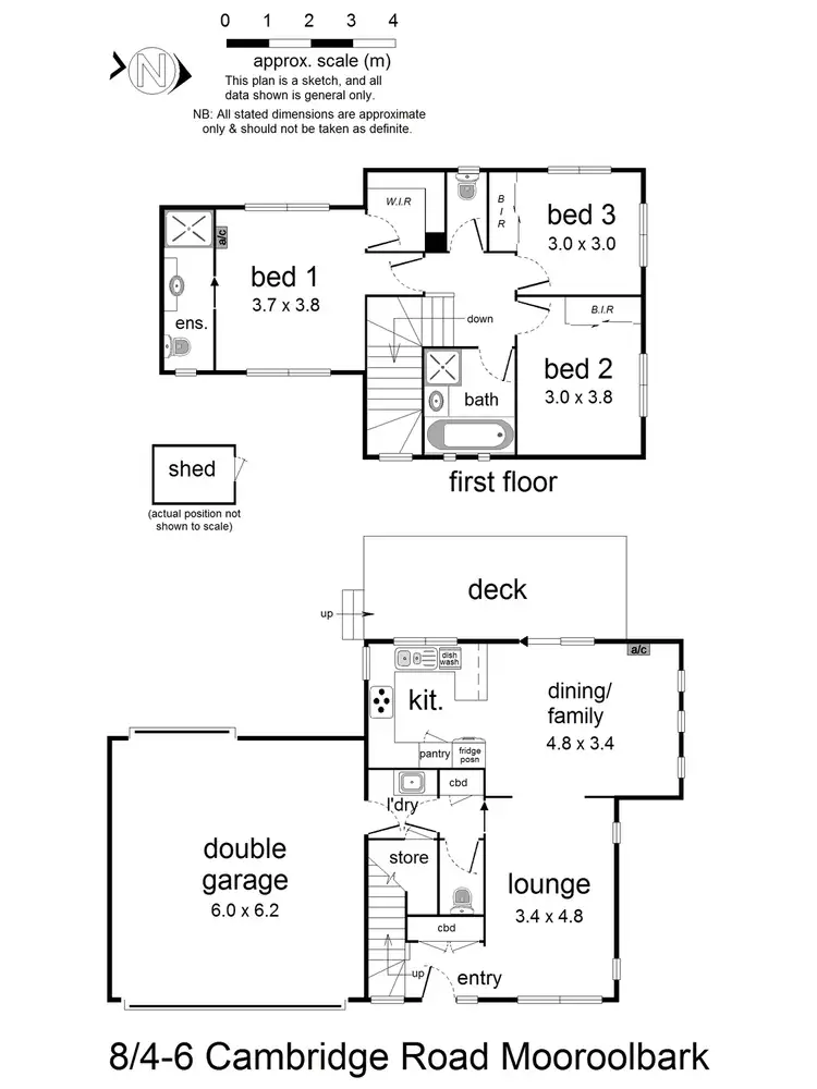 Floorplan of Homely townhouse listing, 8/4-6 Cambridge Road, Mooroolbark VIC 3138