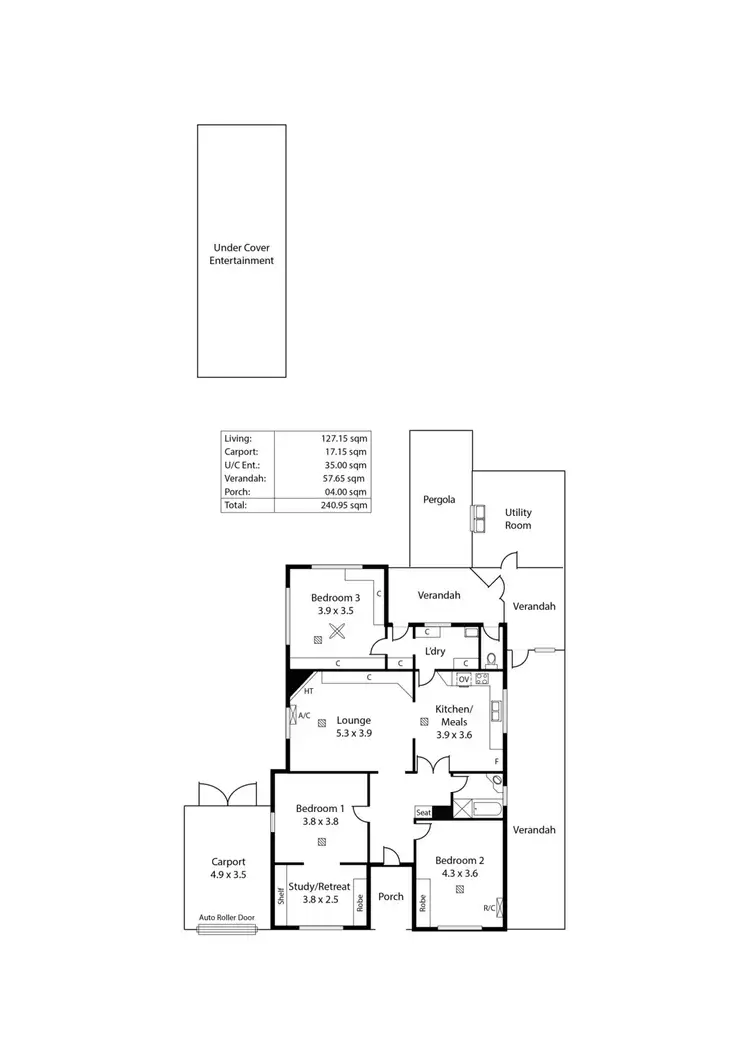 Floorplan of Homely house listing, 5 Noble Street, Ovingham SA 5082