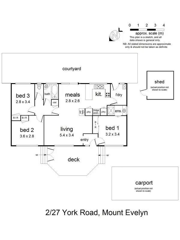 Floorplan of Homely house listing, 2/27 York Road, Mount Evelyn VIC 3796