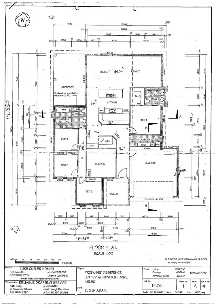 Floorplan of Homely house listing, 48 Wentworth Drive, Kelso NSW 2795