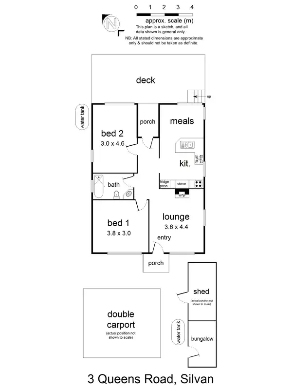 Floorplan of Homely house listing, 3 Queens Road, Silvan VIC 3795