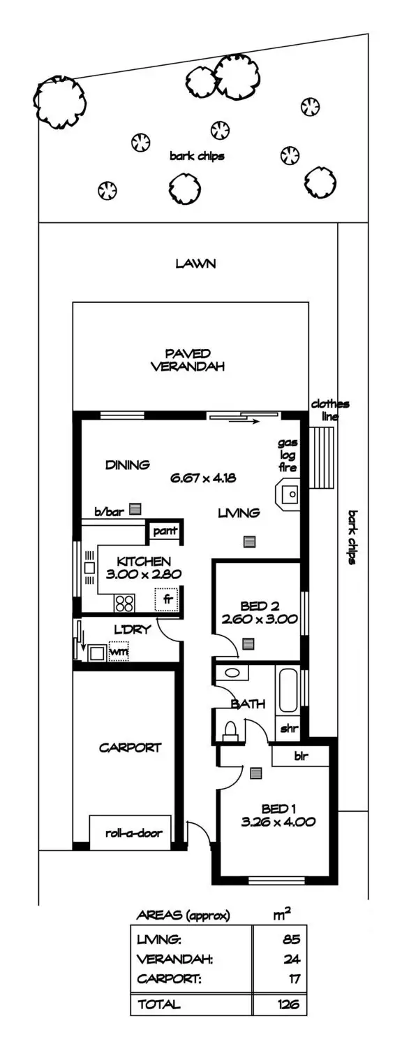 Floorplan of Homely house listing, 24 Wakehurst Avenue, Oakden SA 5086
