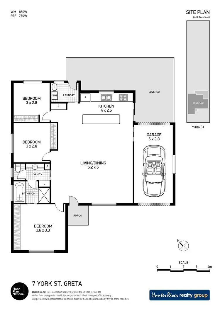 Floorplan of Homely house listing, 7 York Street, Greta NSW 2334