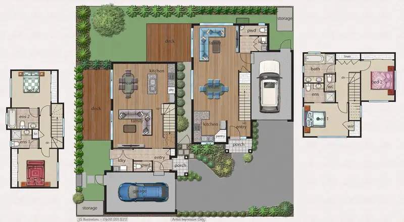 Floorplan of Homely townhouse listing, 17 Morelle Court, Mooroolbark VIC 3138