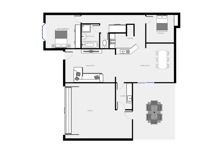 Floorplan of Homely townhouse listing, 8 Marsden Drive, Mildura VIC 3500