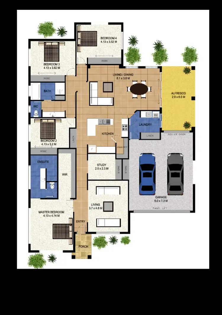 Floorplan of Homely house listing, 41 Mount Bilinga Circuit, Bilambil Heights NSW 2486
