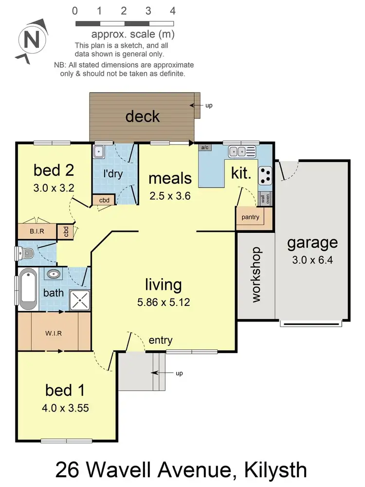 Floorplan of Homely unit listing, 26 Wavell Avenue, Kilsyth VIC 3137