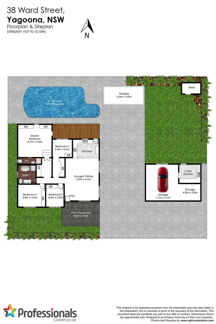 Floorplan of Homely house listing, 38 Ward Street, Yagoona NSW 2199