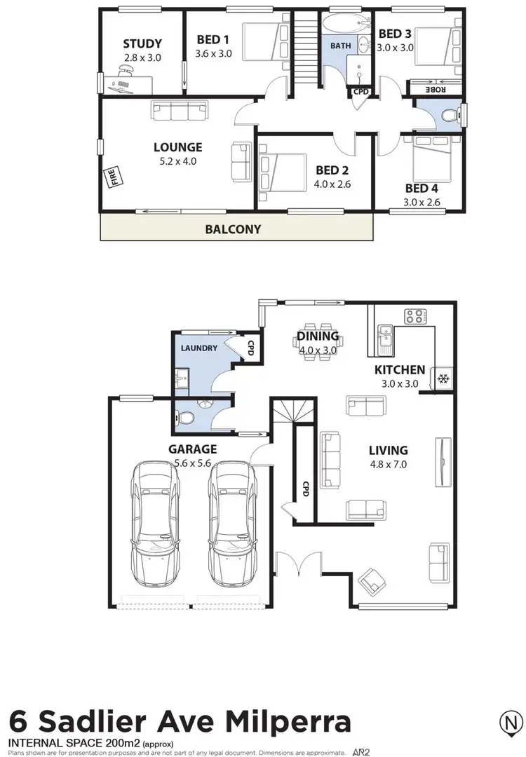 Floorplan of Homely house listing, 6 Sadlier Avenue, Milperra NSW 2214