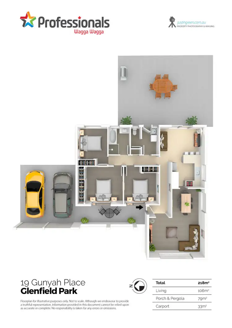 Floorplan of Homely house listing, 19 Gunyah Place, Glenfield Park NSW 2650
