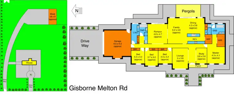 Floorplan of Homely house listing, 1373-1383 Gisborne Melton Road, Toolern Vale VIC 3337