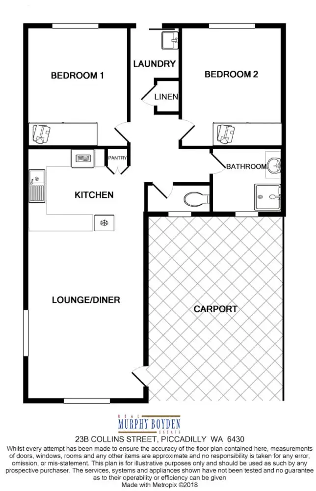 Floorplan of Homely house listing, 23B Collins Street, Piccadilly WA 6430