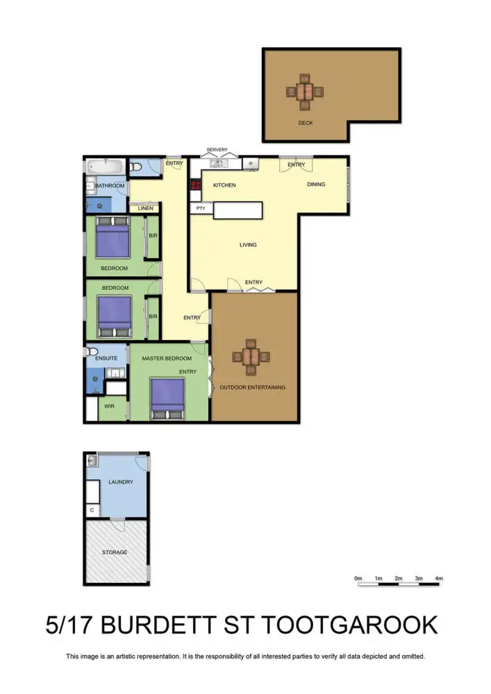 Floorplan of Homely house listing, 5/17 Burdett Street, Tootgarook VIC 3941