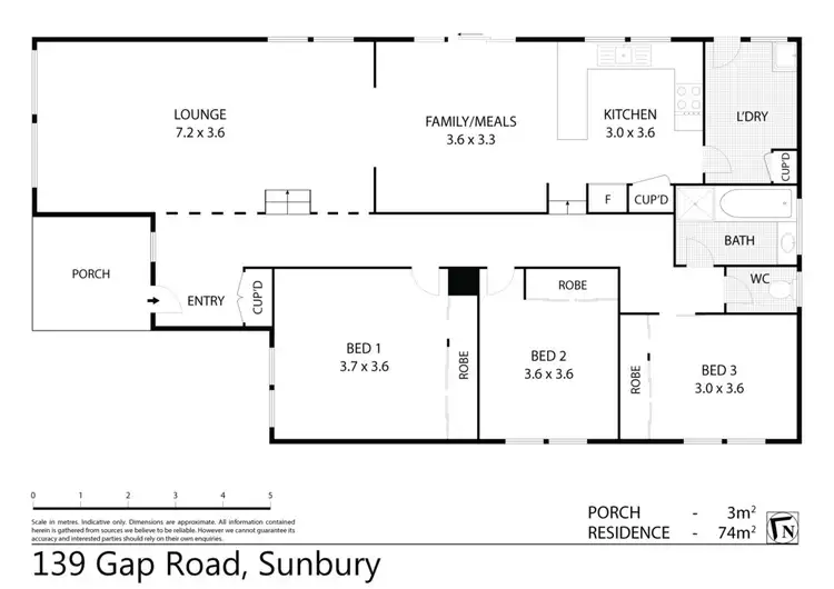 Floorplan of Homely house listing, 139 Gap Road, Sunbury VIC 3429