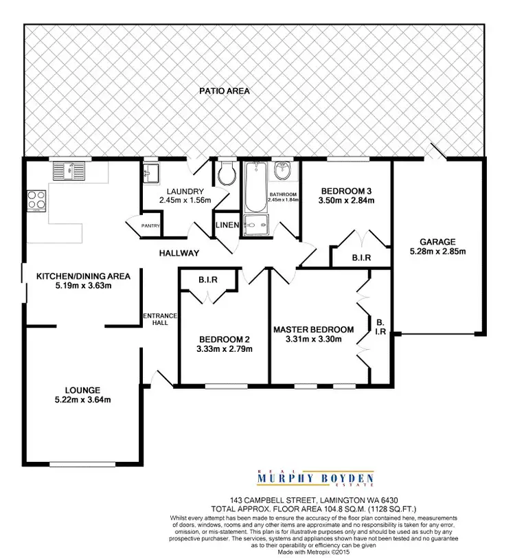 Floorplan of Homely house listing, 143 Campbell Street, West Lamington WA 6430